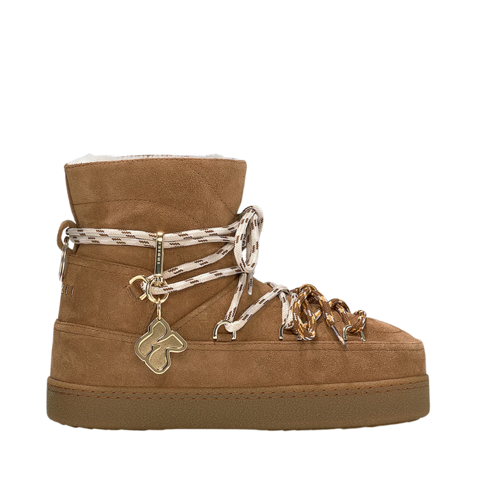 Quilted Suede - Brown
