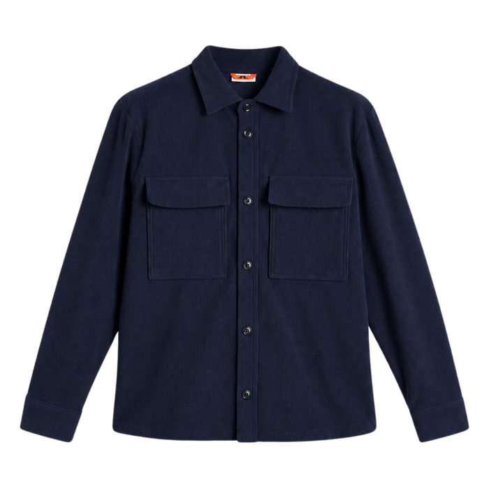 Finnigan Drape Cord Overshirt - JL Navy