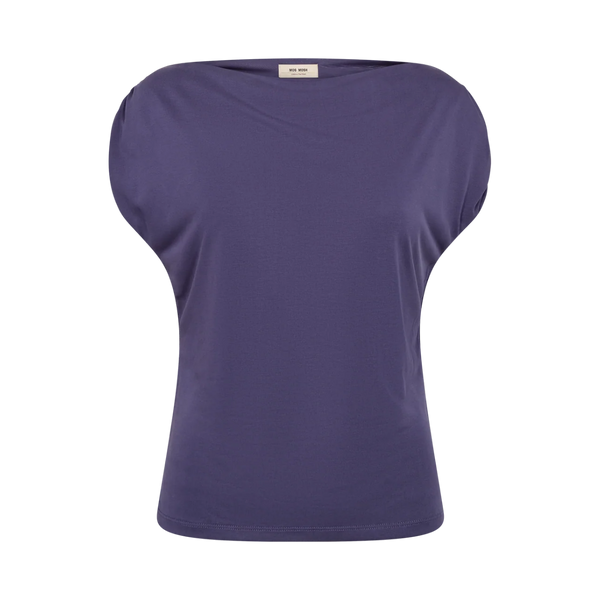 MMShima Solid Sleeveless Tee - Crown Blue