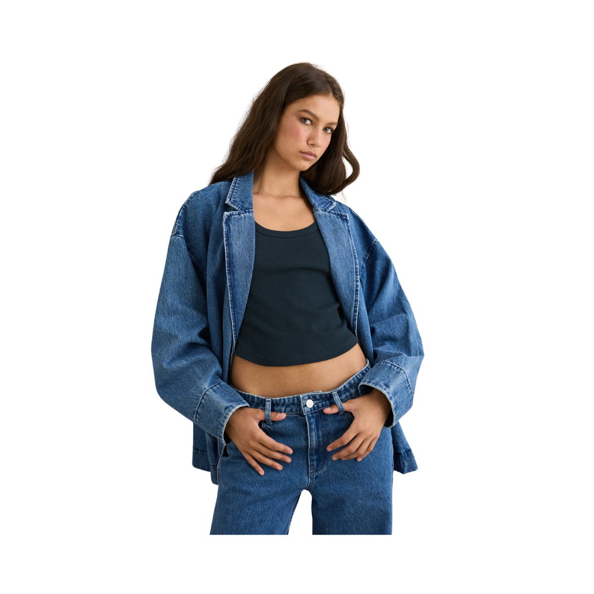 Shoreline Denim Blazer - Indigo