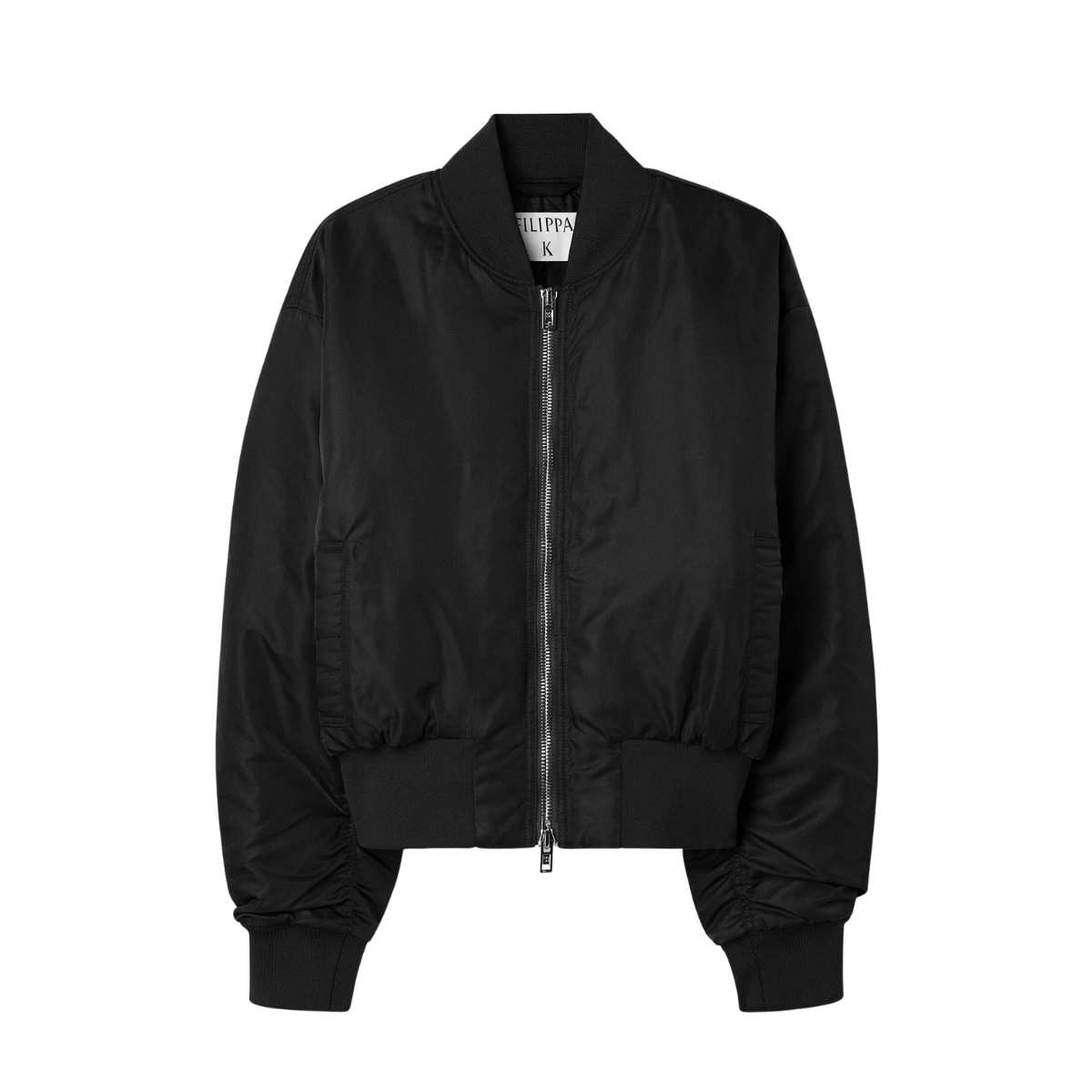 Nylon Zip Jacket - Black