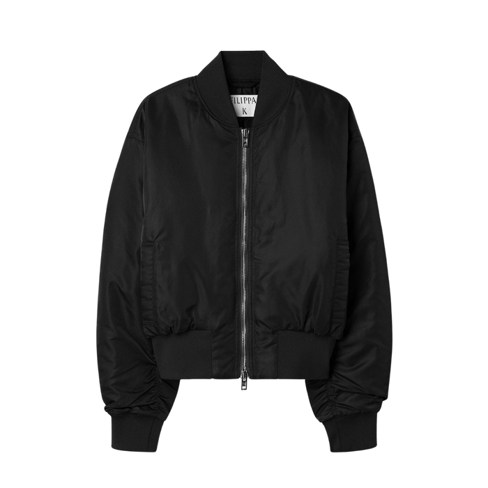 Nylon Zip Jacket - Black