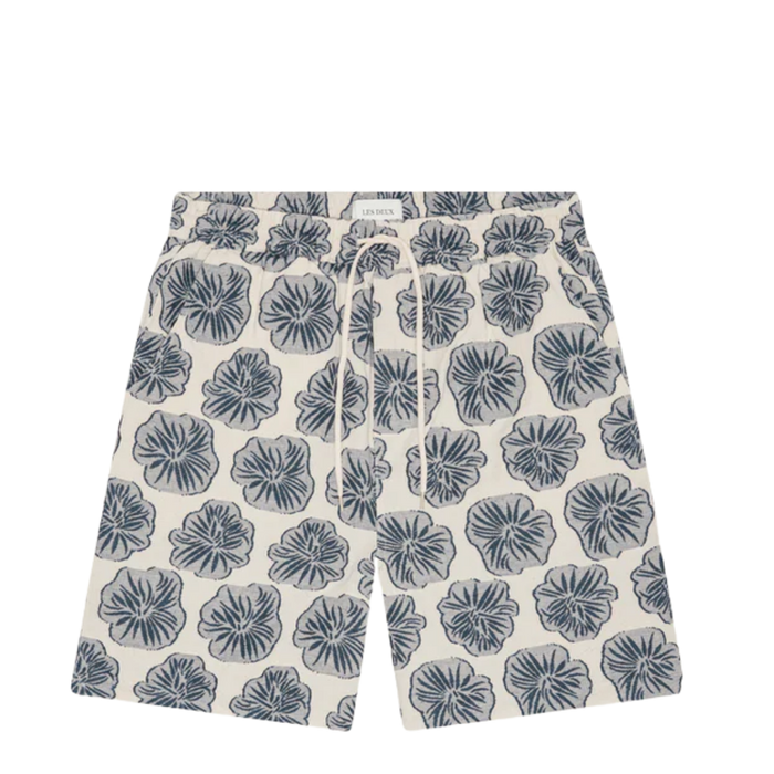 Dahlia Jaquard Shorts - Blue