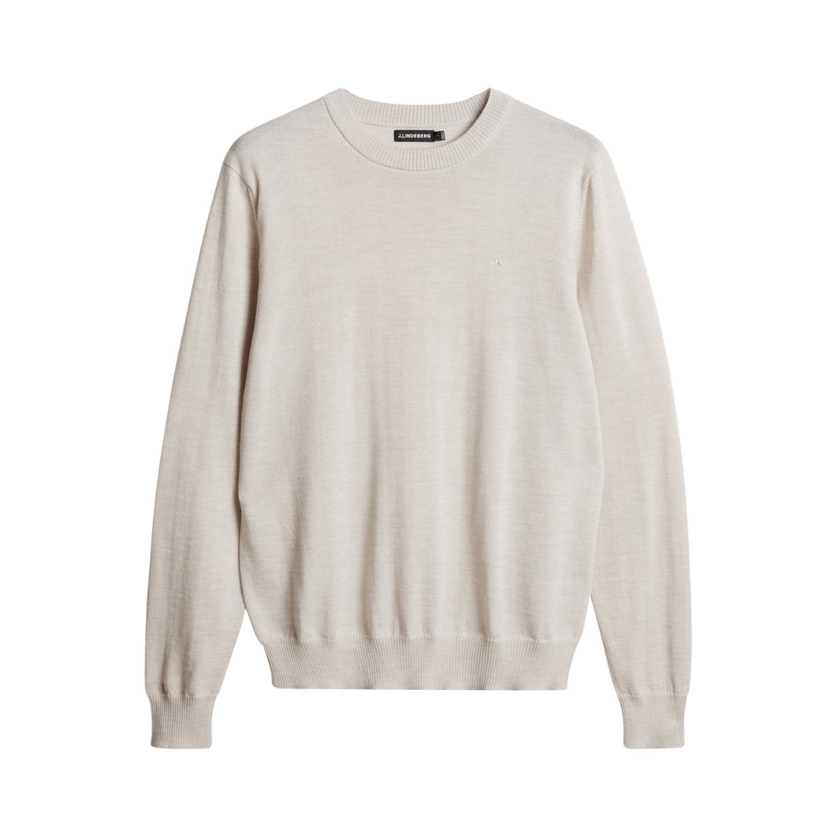 Keane Merino Crew Neck Sweater - Beige