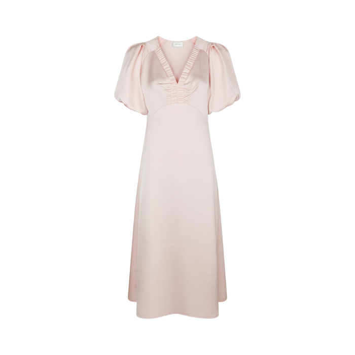Illana Heavy Sateen Dress - Light Pink
