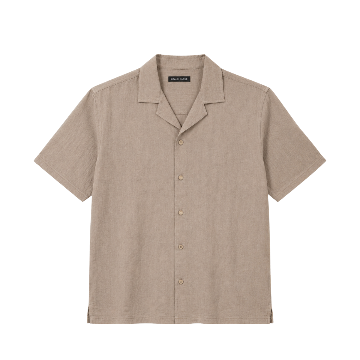 Elviro Linen S/S Shirt - Sand