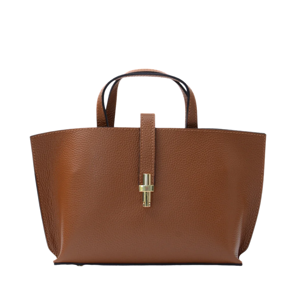 Aversa Leather Bag - Camel