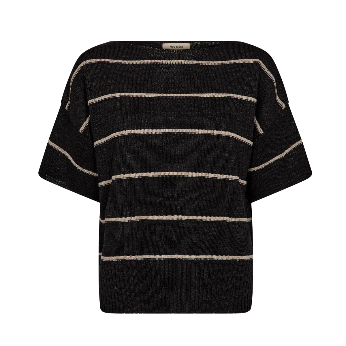 MMArlen Paper SS Knit - Black
