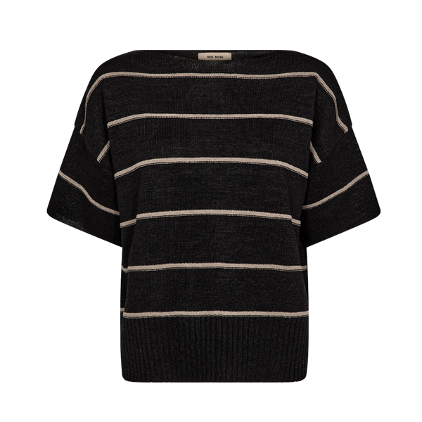 MMArlen Paper SS Knit - Black