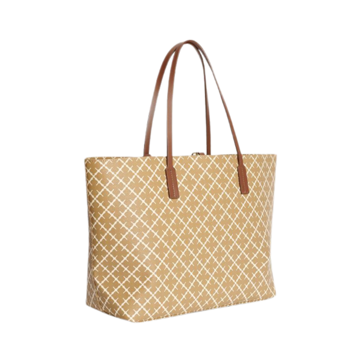 Abigail printed tote bag - Brown