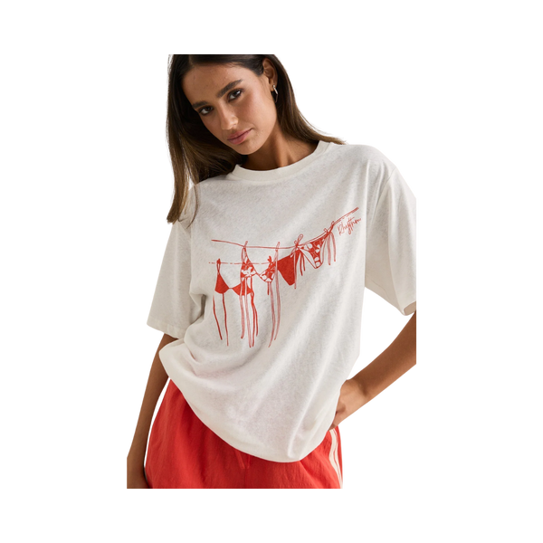 Melia Oversized T-Shirt - red