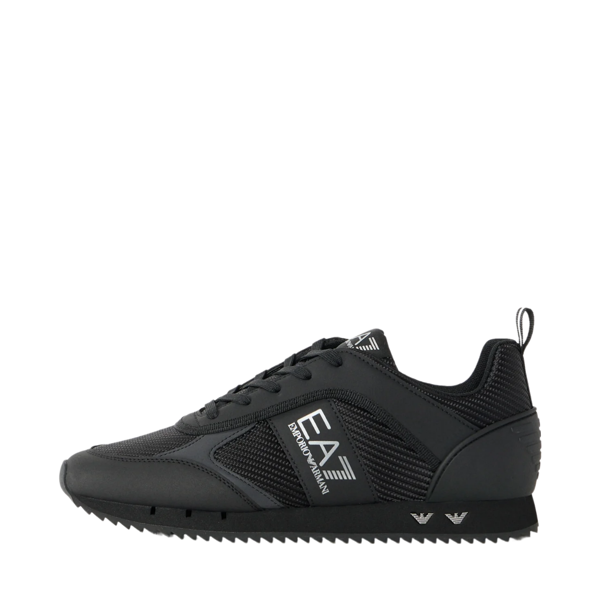 Shoes - Triple Black+Silver