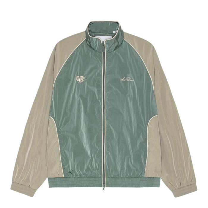 Shiny Crisp Track Jacket - Tea Green