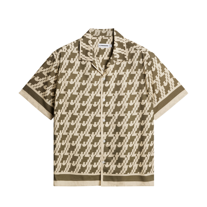Ellis Border Resort Shirt - JL Glitch Kalamata