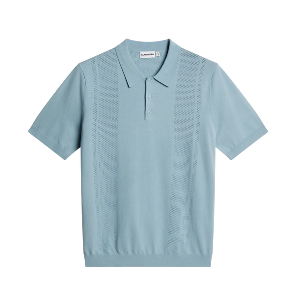 Reymond Seasonal Knit Polo - Forget-Me-Not