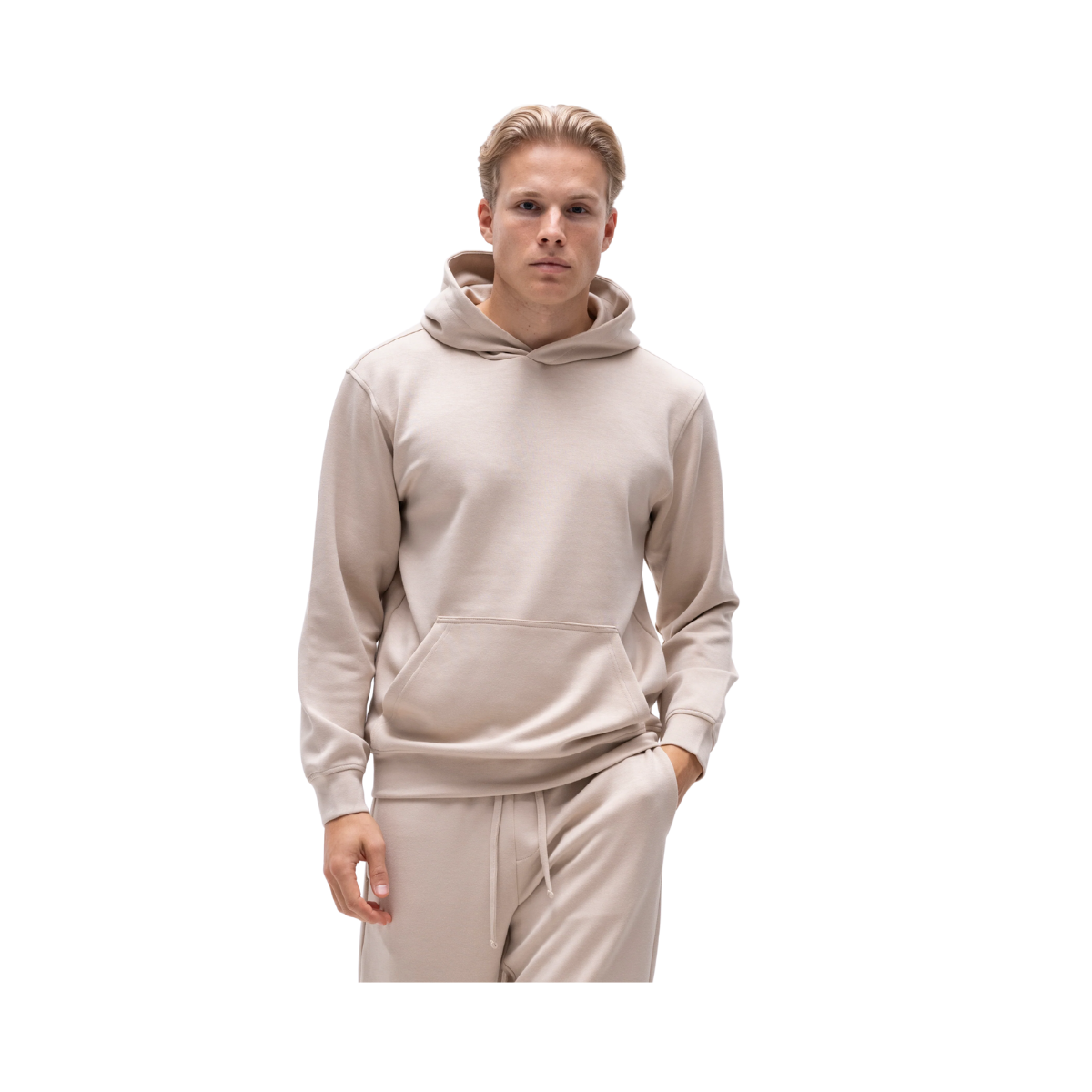 Zen Basic Hoodie - Light Sand