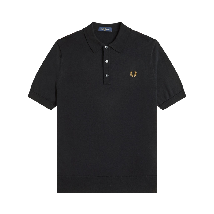 Cotton Knitted Shirt - 198 Black