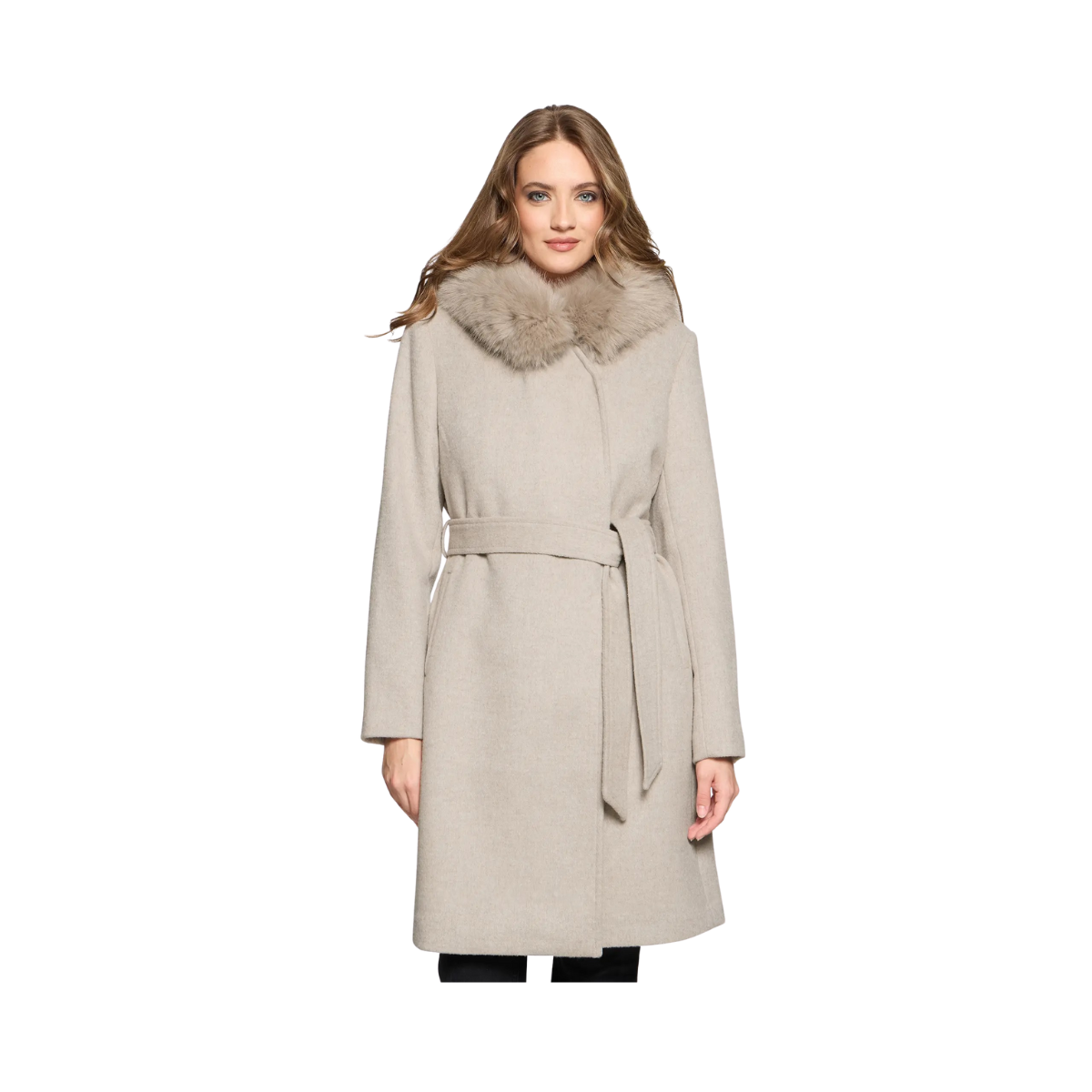 Talia Coat - Dark Cream