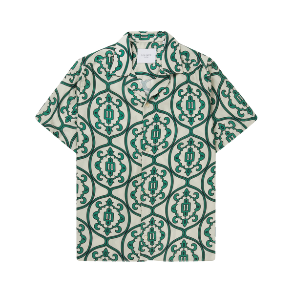Ornament AOP Tencel SS Shirt - Green