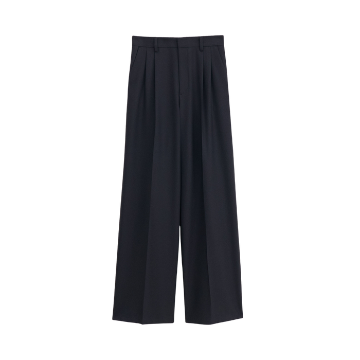 Darcey Wool Trousers - Black