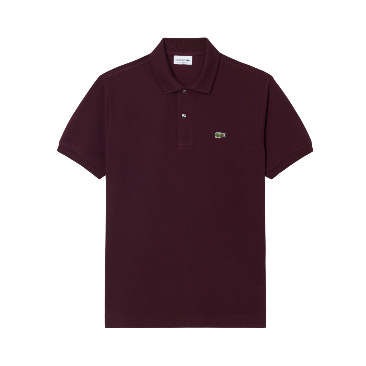 Short Sleeved Ribbed Coll - Chestnut brown