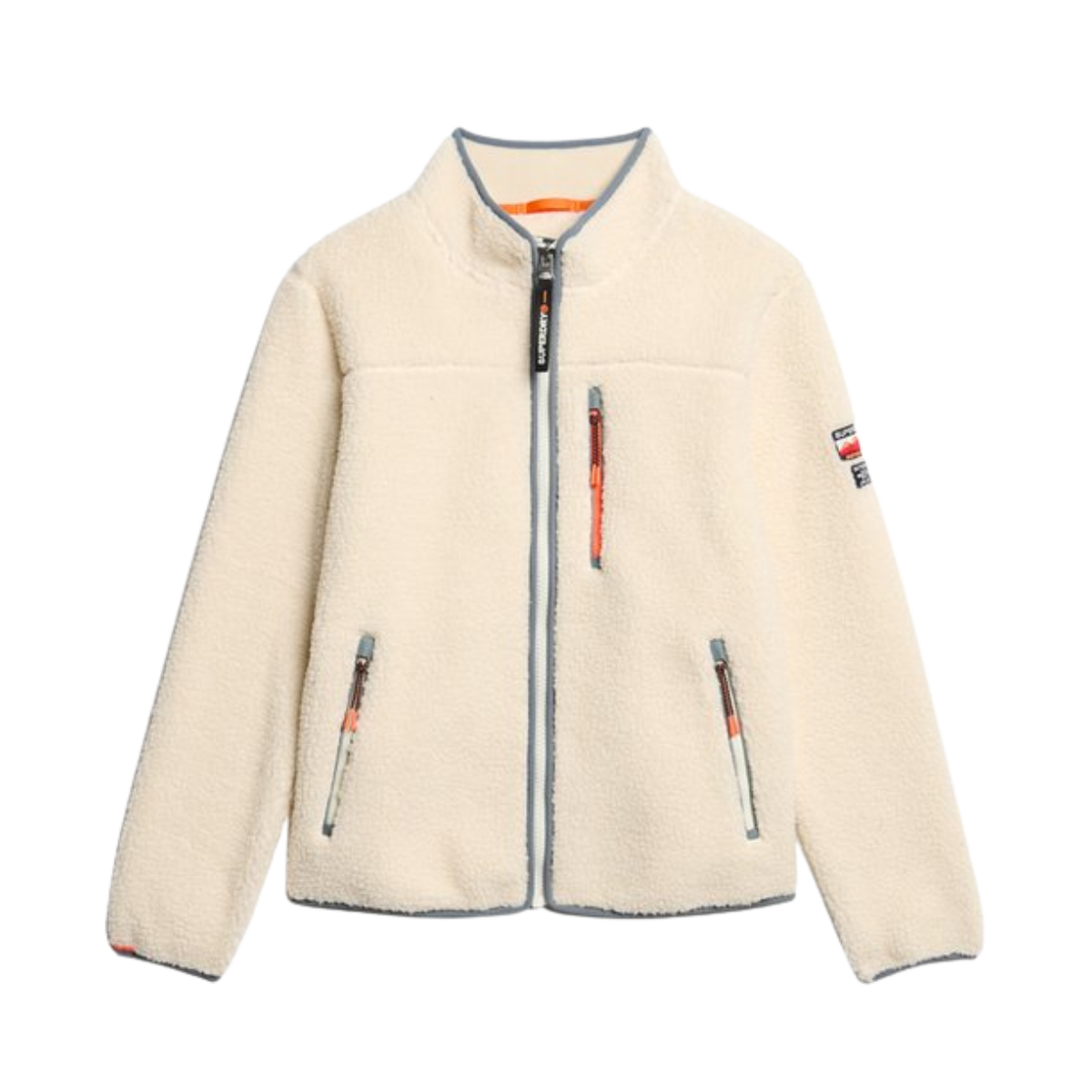 Outdoor Full Zip Fleece - 39E Ecru
