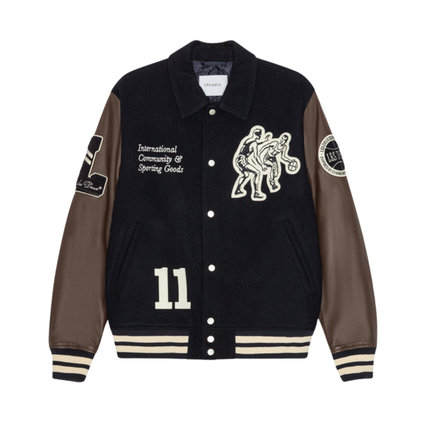 Basket Varsity Wool Jacket - 460 Dark Navy Blue