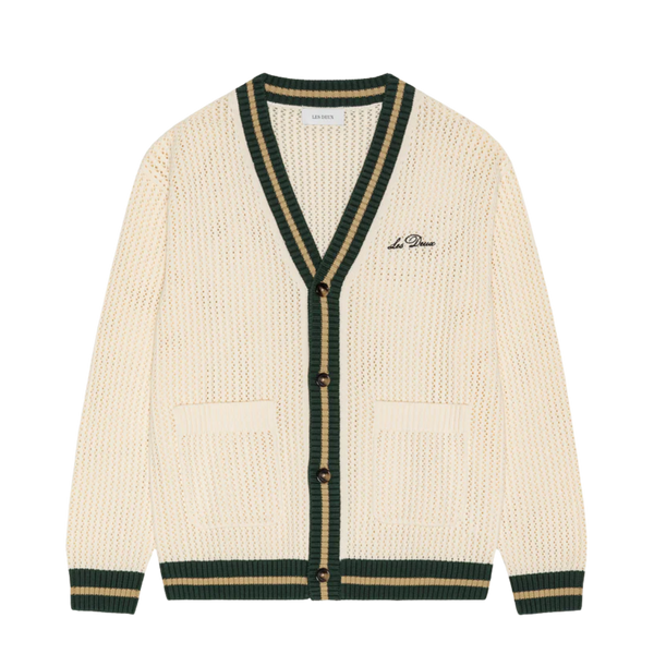 Lace Knitted Cardigan - White
