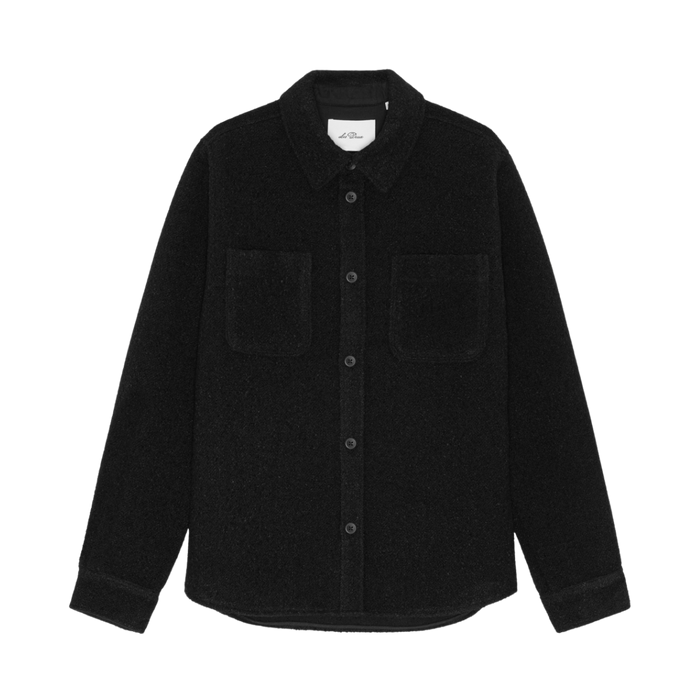 Bouclé Overshirt - Black