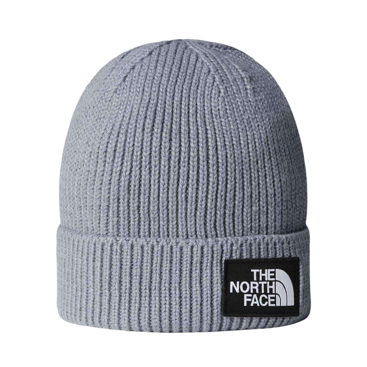 Logo Box Cuffed Beanie - Medium Grey Heather