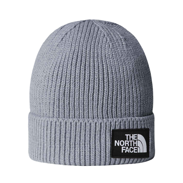 Logo Box Cuffed Beanie - Medium Grey Heather