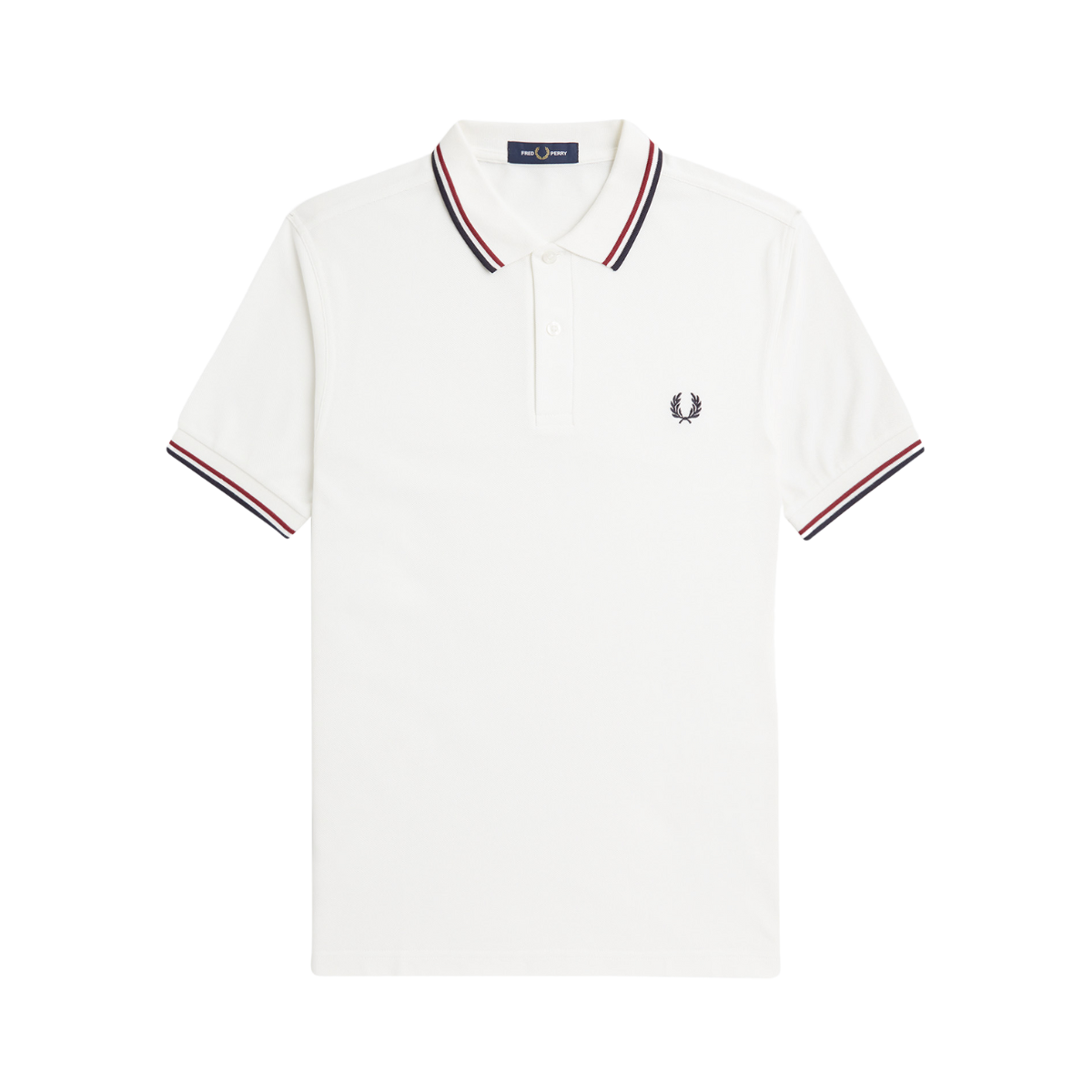 Twin Tipped FP Shirt - Snow White/Burnt Red/Navy