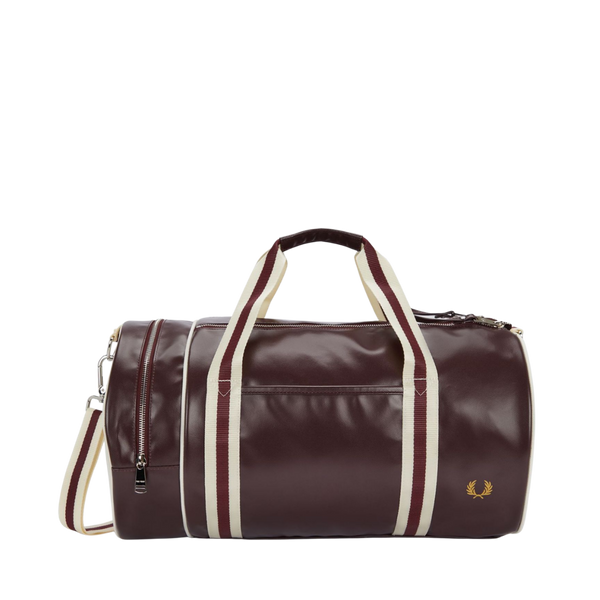 Classic Barrel Bag - Oxblood/Ecru