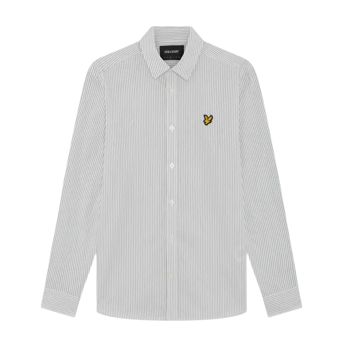 Twin Stripe Shirt - White/ Dark Navy