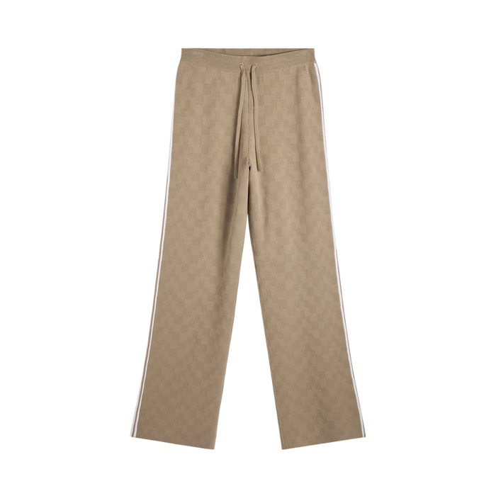 Kera Knitted Jacquard Pant - Brindle