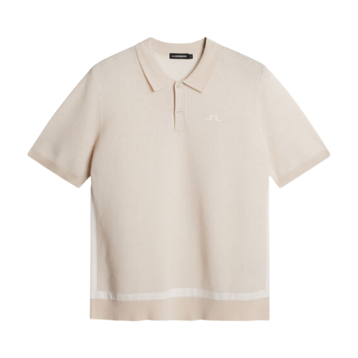 Reymond Structure Knit Polo - Moonbeam
