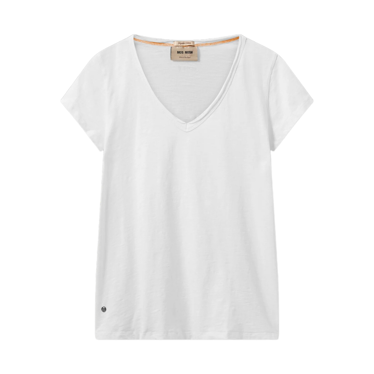 MMTulli V-SS Basic Tee - White