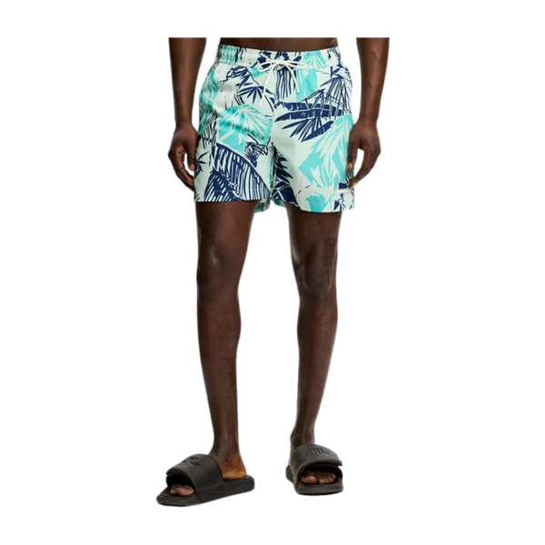 Banks Grove Print Shorts - Grove Blue L