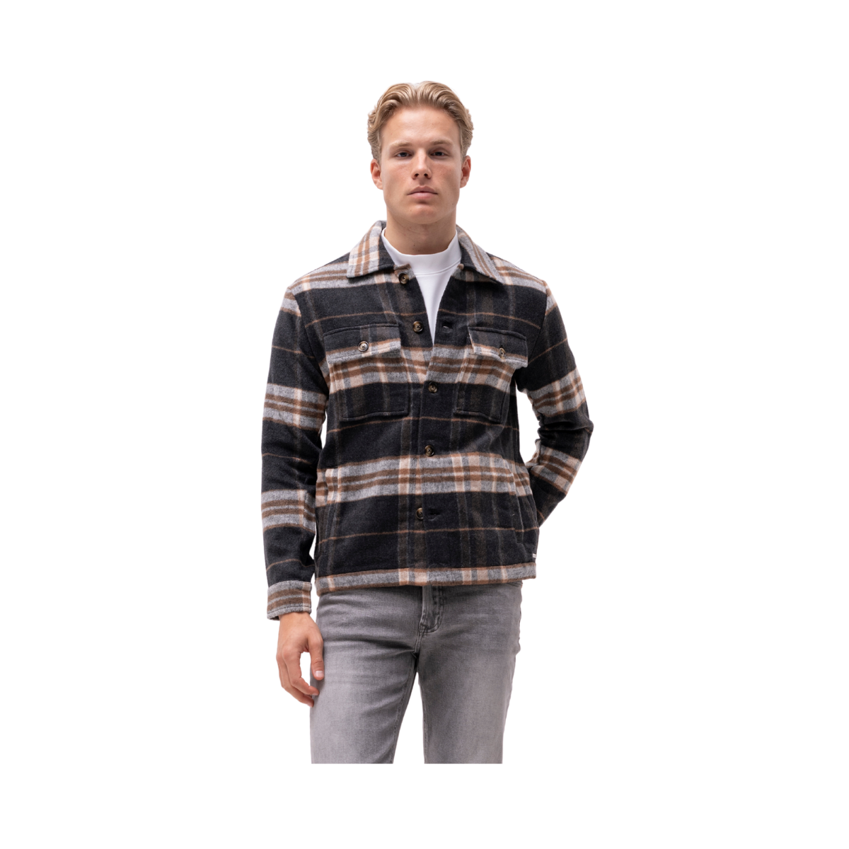 Hinata Overshirt - Brown