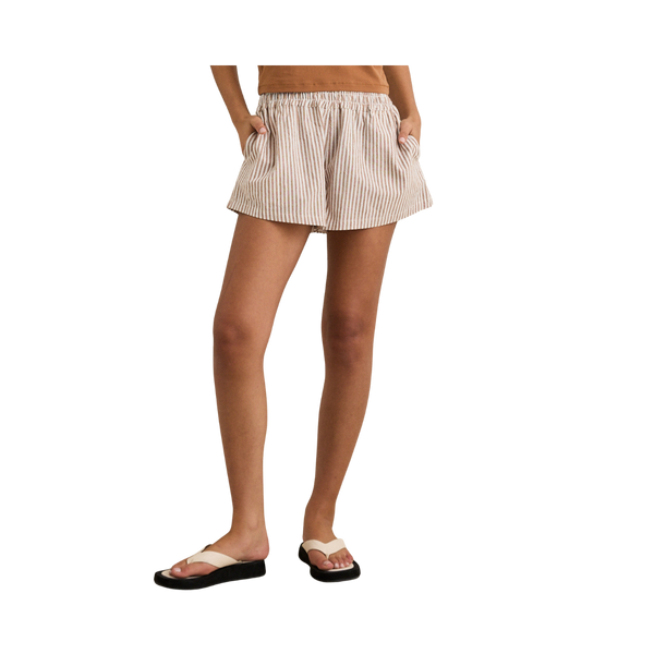 Valley Stripe Short - Tan