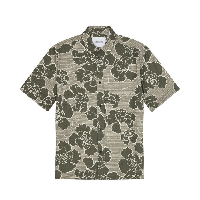 Charlie Poppy SS Shirt - Olive Night Green