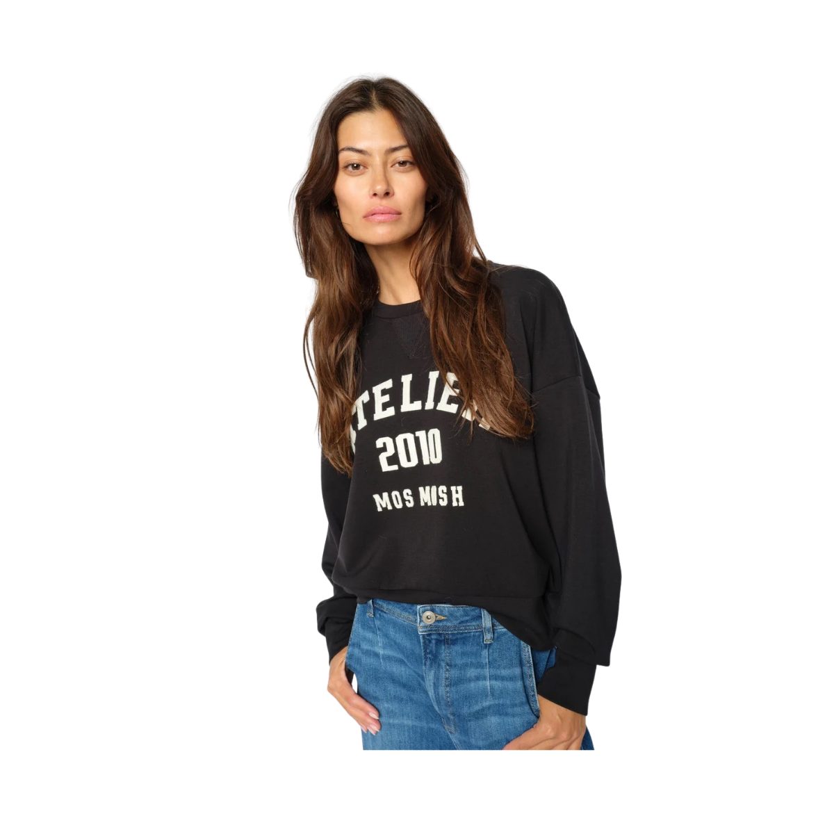 MMNima O-LS  Sweatshirt - Black