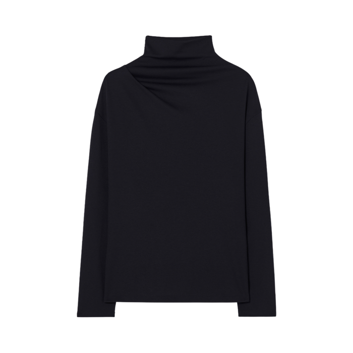 Twisted Neck Top - Black