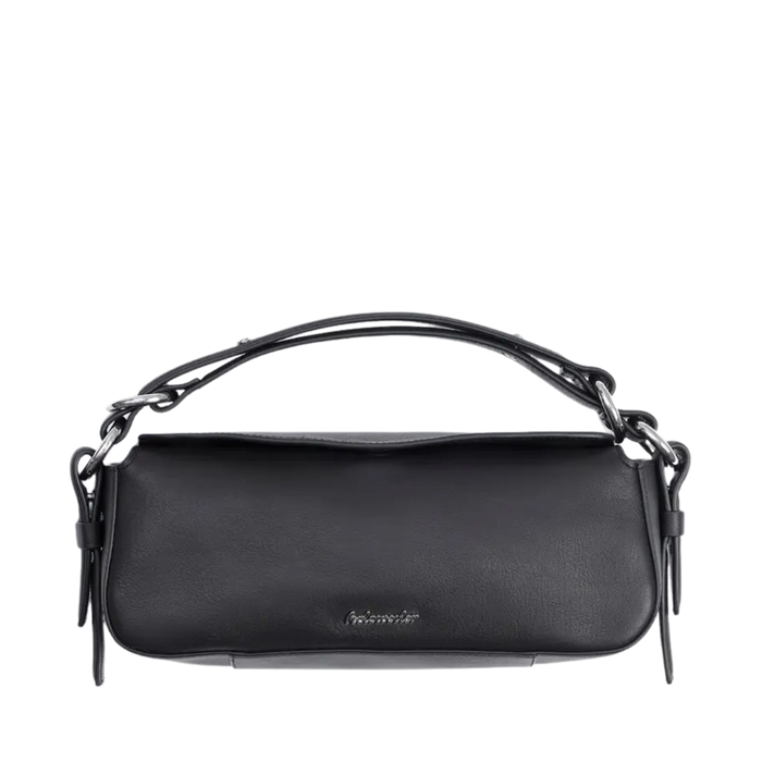 Bud Leather Bag Slim - Black