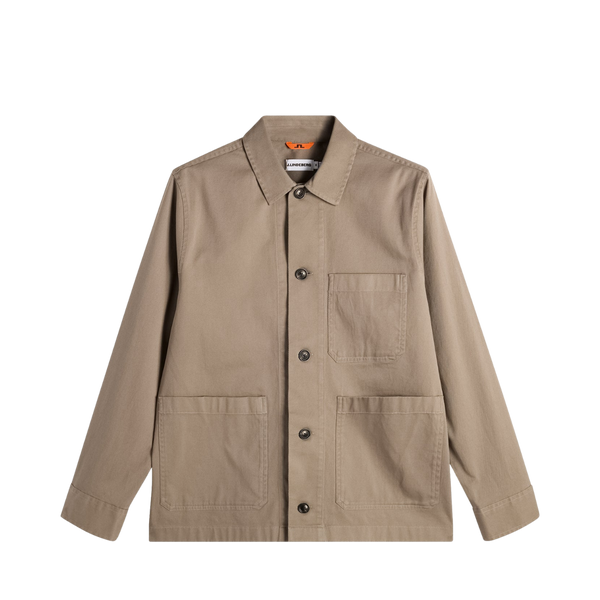 Easton Cotton Overshirt - Brindle