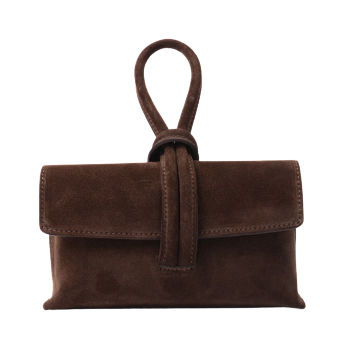 Suede Bag - Chocolate Brown