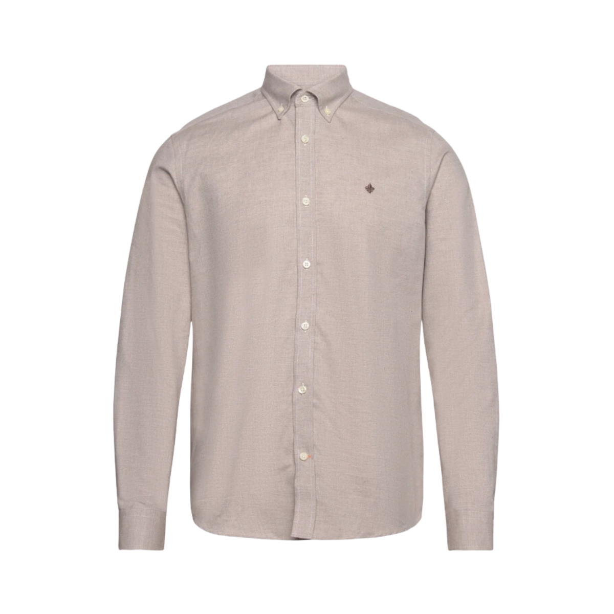 Watts Flannel Shirt-Slim Fit - Beige