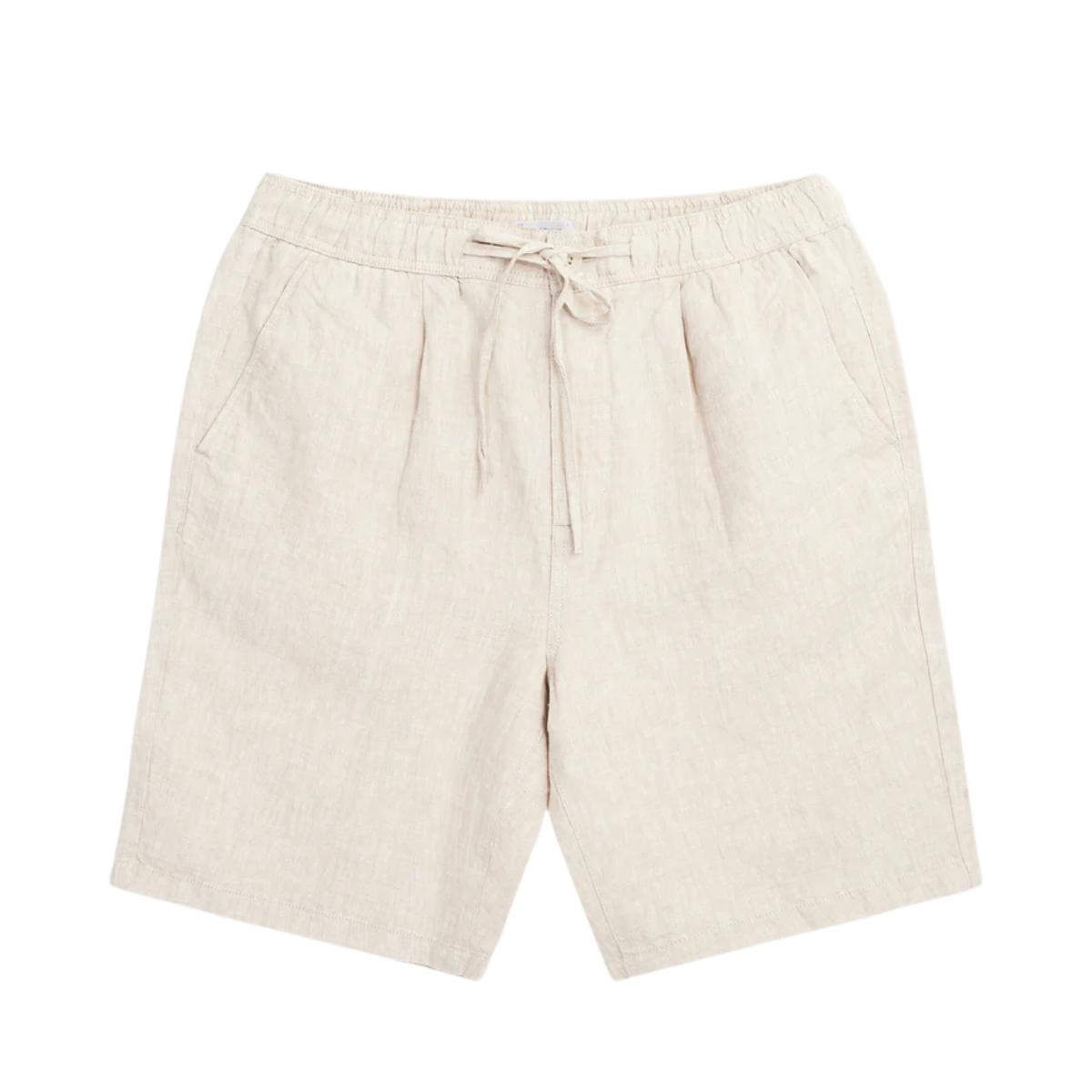 Loose Linen shorts - Light Feather Gray