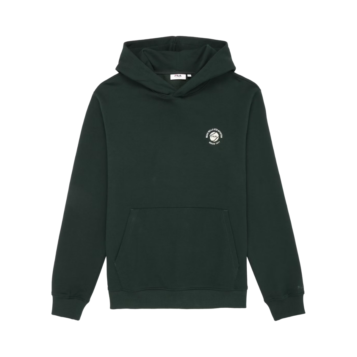 Andalo Graphic Brushed Hoodie - Scarab