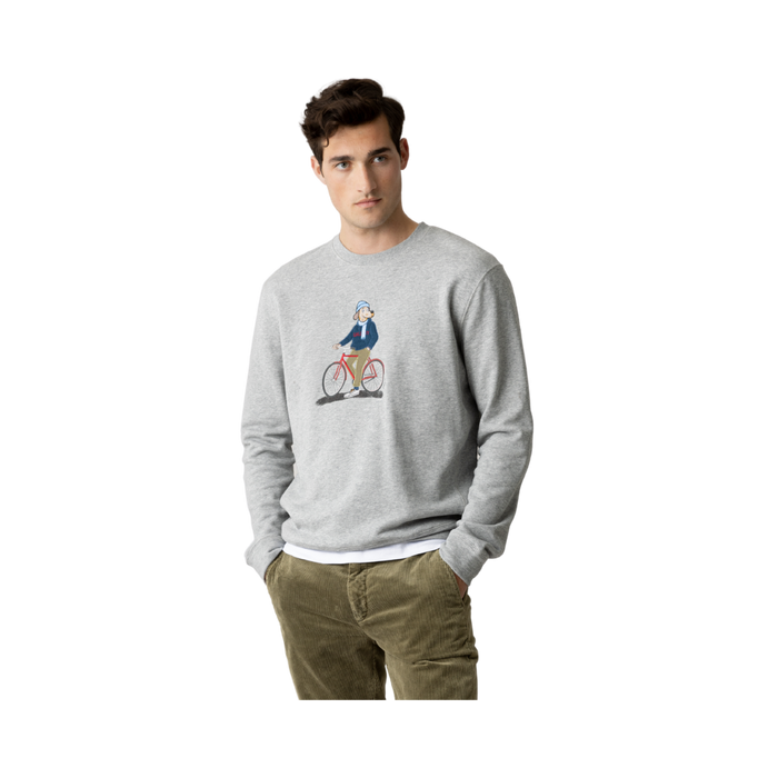 MMGLudvig Crew Sweat - Grey Melange